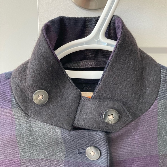 Boss Orange plaid blazer/jacket - purple/grey - size 0 - Picture 4 of 13